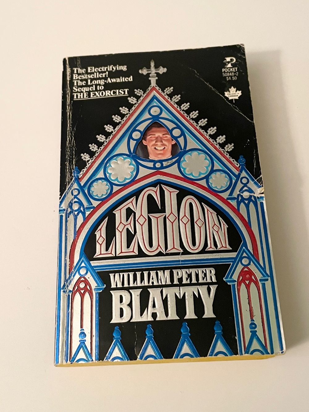 Legion Vintage Paperback 1984 Horror Sequel to The Exorcist William Peter Blatty